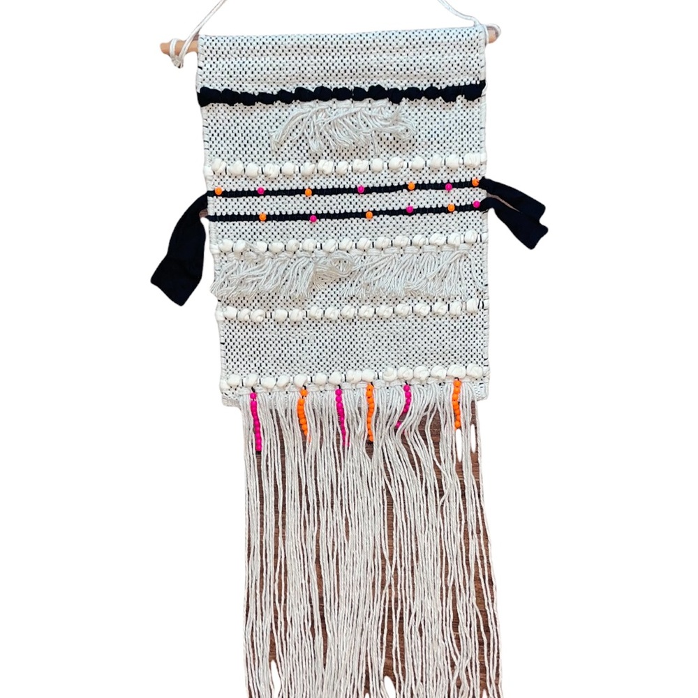 Karma Living woven macramé wall hanging decor